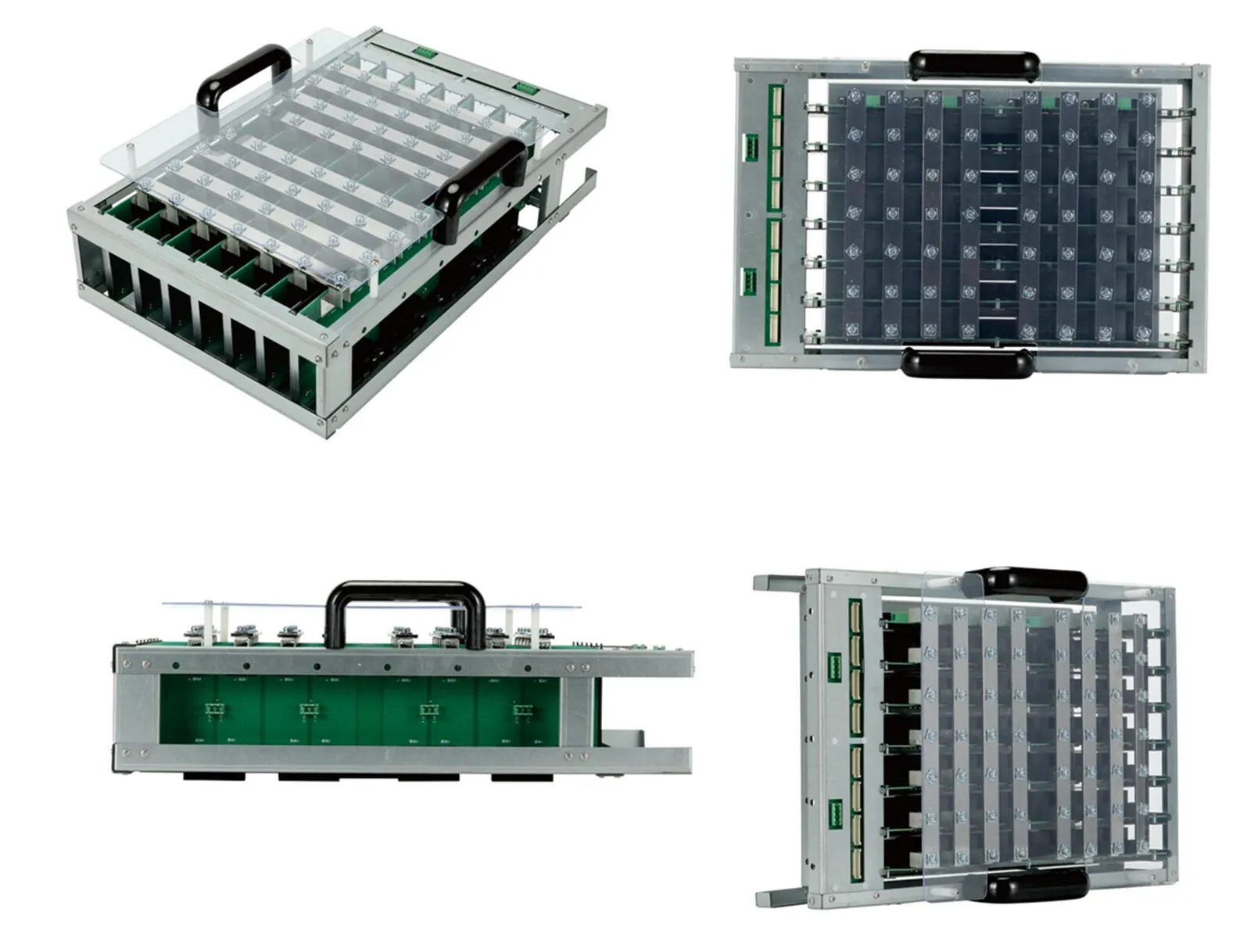 eectec charging-stack power distribution unit relay matrix, four views